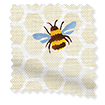 Bumblebees Yellow Roller Blind swatch image