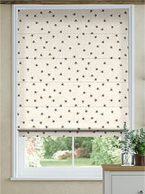 Bumblebees Yellow Roman Blind thumbnail image