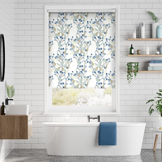 Bursting Berries Blueberry Roller Blind