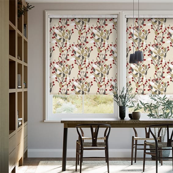 Bursting Berries Cherry Pop Roller Blind