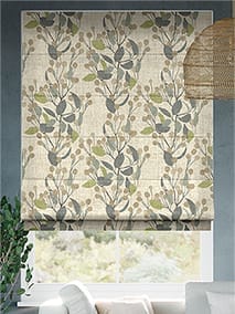 Bursting Berries Vintage Linen Oatmeal Roman Blind thumbnail image