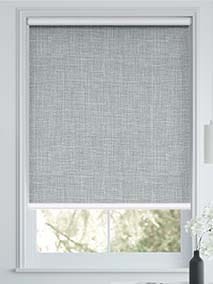 Canali Blackout Silver Grey Roller Blind thumbnail image