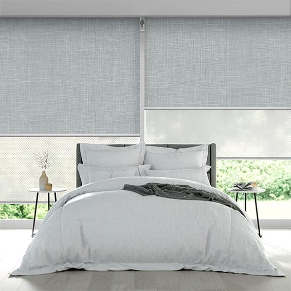 Twist2Fit Double Roller Canali Silver Blind