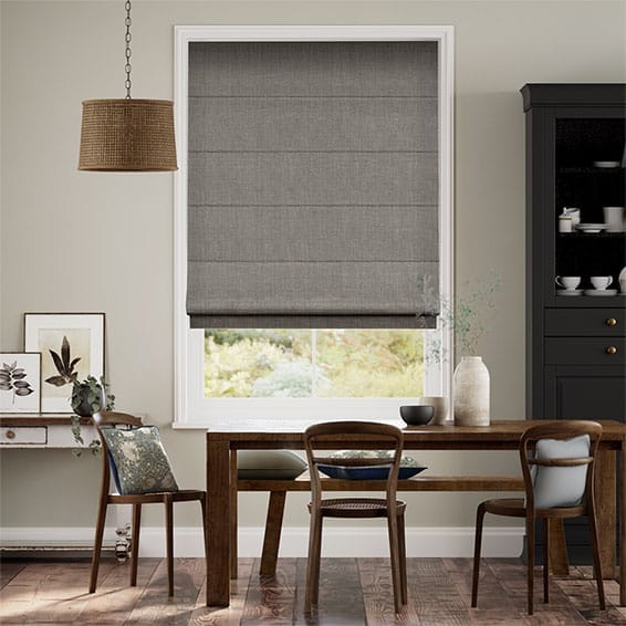 Cavendish Tonal Grey Roman Blind