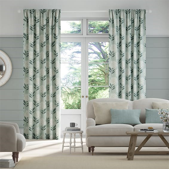 Charleston Powder Blue Curtains