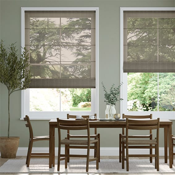 Chiffon Sheer Natural Roman Blind