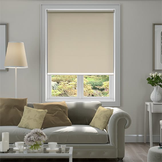 Serenity Blackout Beechwood Roller Blind