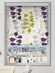 Choices Blooming Meadow Linen Amethyst Roller Blind thumbnail image