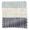 Choices Cardigan Stripe Linen Blue Horizon Roller Blind swatch image