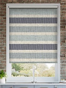 Choices Cardigan Stripe Linen Blue Horizon Roller Blind thumbnail image