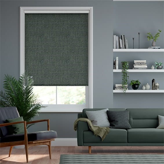 Choices Delphi Chenille Weave Eucalyptus Roller Blind