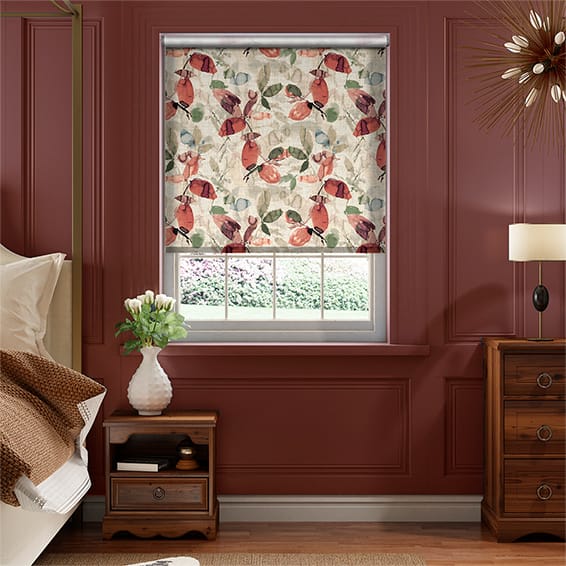 Choices Hadley Linen Vintage Papaya Roller Blind