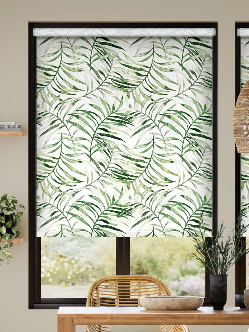 Choices Kentia Linen Leaf Roller Blind thumbnail image