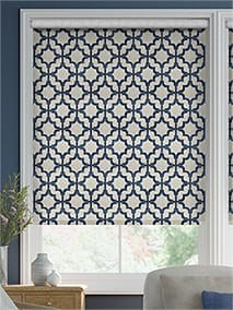 Choices Lattice Navy Blue Roller Blind thumbnail image