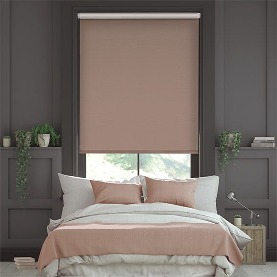 Choices Paleo Linen Dusky Pink  Roller Blind