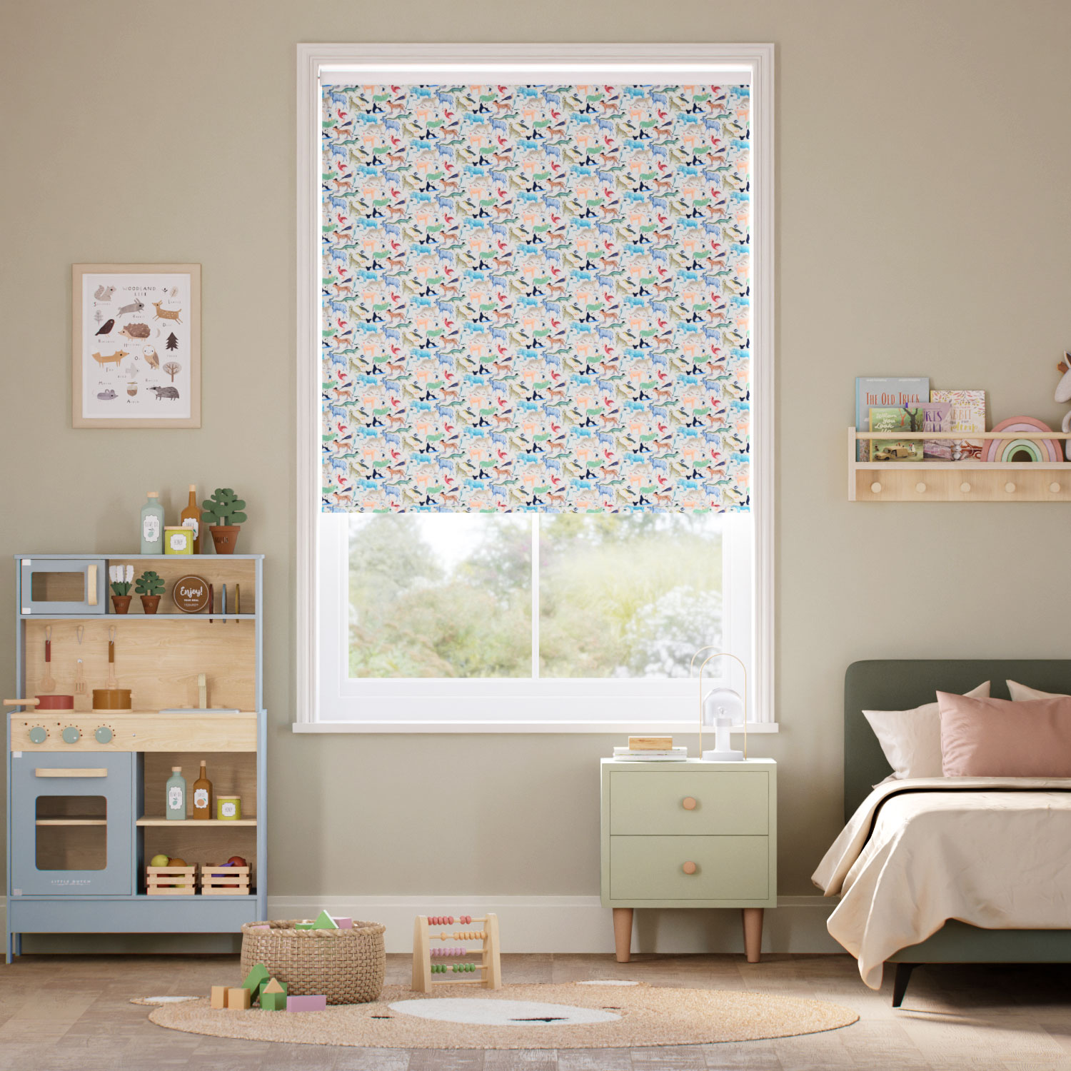 Quey Two Natural Roller Blind