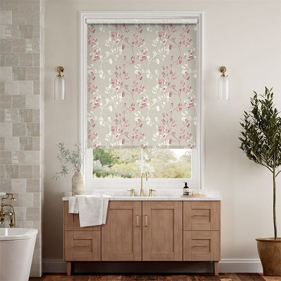 Choices Renaissance Linen Blush Pink Roller Blind