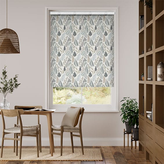 Choices Scandi Ferns Linen Thunder Roller Blind