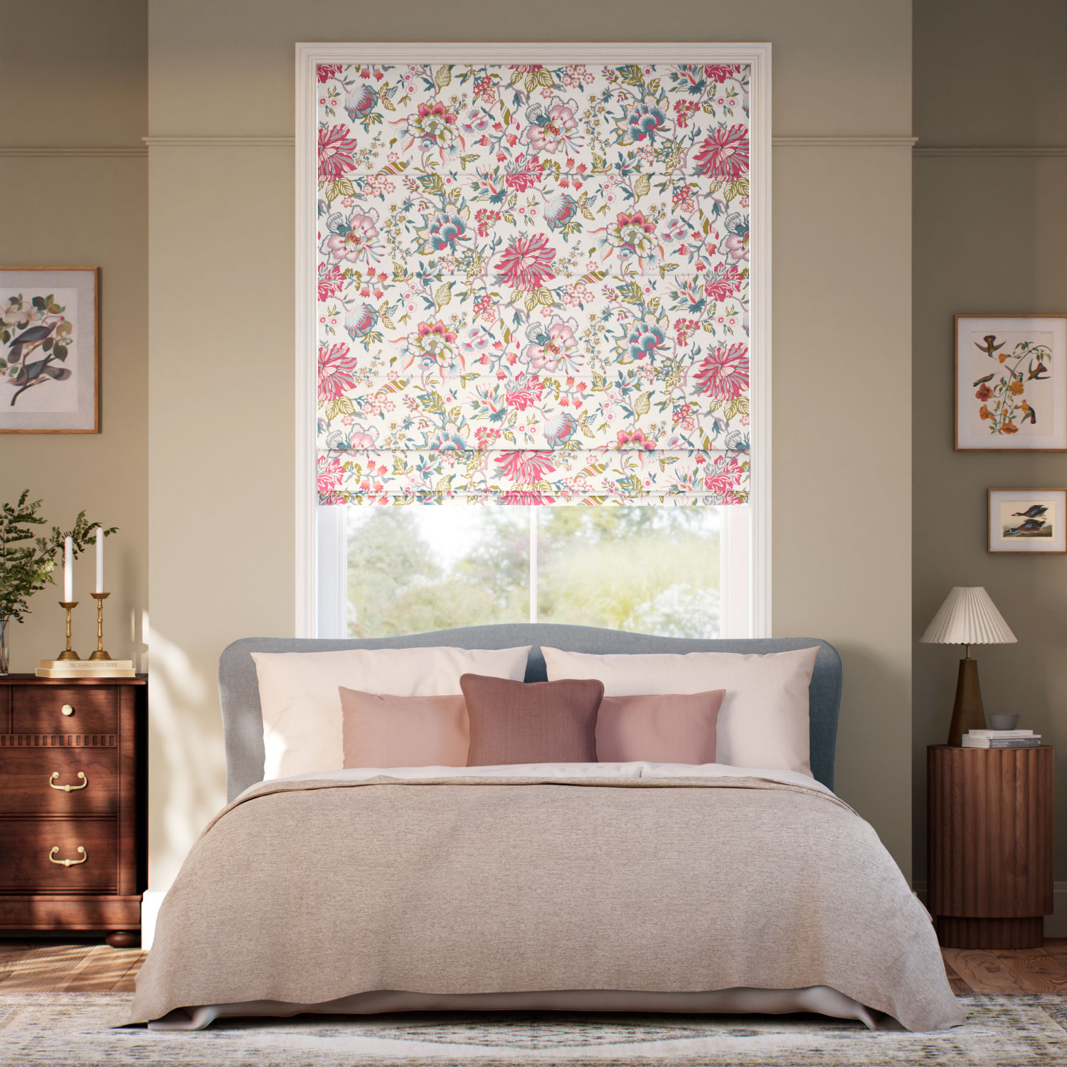 Christelle Carmine Rose Roman Blind