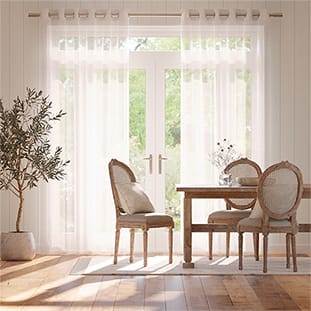 Cirrus Sheer Bright White Curtains thumbnail image