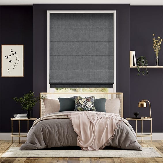 Click2Fit Cavendish Flint Roman Blind