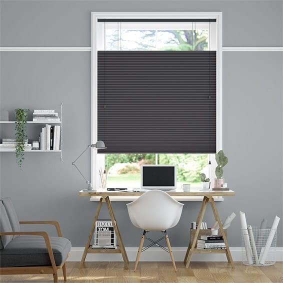 Click2Fit Thermal Duoshade Anthracite Top Down/Bottom Up Pleated Blind