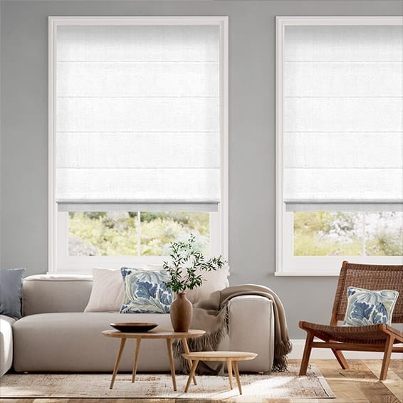 Click2Fit Penrith Bright White Roman Blind