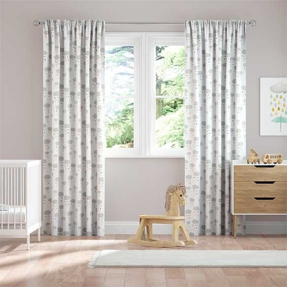 Cloud Burst Rainbow Curtains