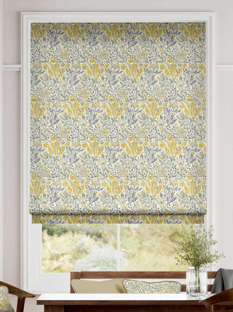 William Morris Compton Buttercup Roman Blind thumbnail image