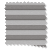 Double Thermal DuoLight Cordless Matte Grey Pleated Blind sample image