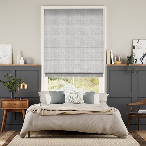 Click2Fit Cotswold Soft Grey Roman Blind