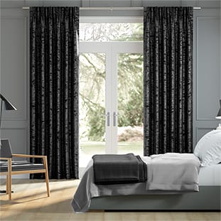 Crushed Velvet Obsidian Curtains thumbnail image