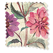 Dahlia and Chrysanthemum Lilac Curtains swatch image