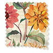 Dahlia and Chrysanthemum Yellow Curtains swatch image