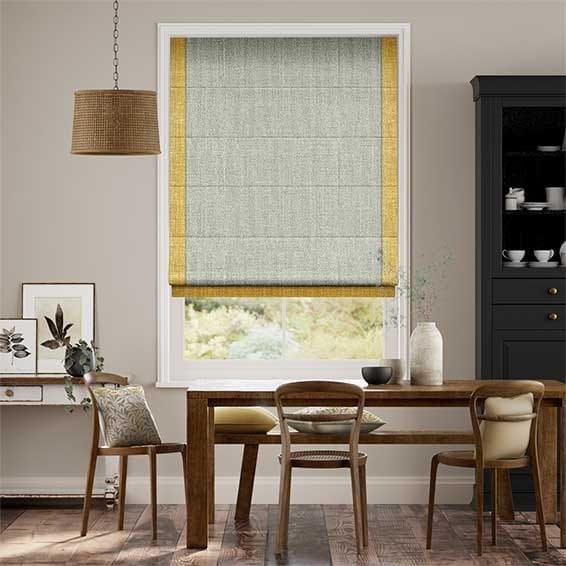 Dakota Linen Desert Gold Roman Blind