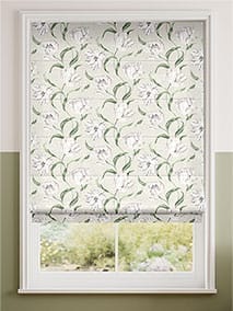 Dancing Tulips Cream Roman Blind thumbnail image