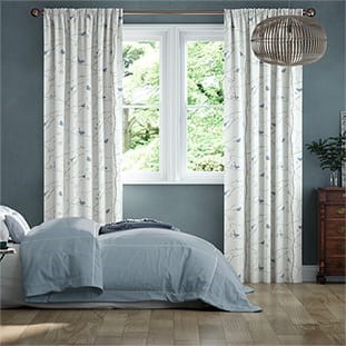 Dawn Chorus Mineral Blue Curtains thumbnail image