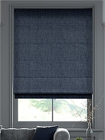 Delphi Chenille Weave Cobalt Blue Roman Blind thumbnail image