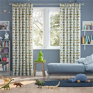 Dinosaurs Cream Curtains thumbnail image