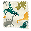 Dinosaurs Green Curtains swatch image