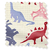 Dinosaurs Pink Roller Blind swatch image