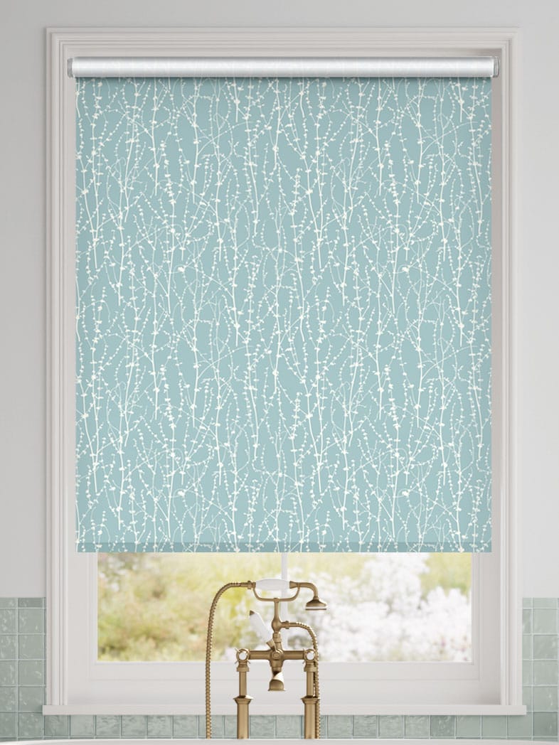 Dockleaf Sky Blue Roller Blind thumbnail image