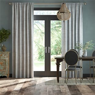 DuJour Velvet Silver Curtains thumbnail image