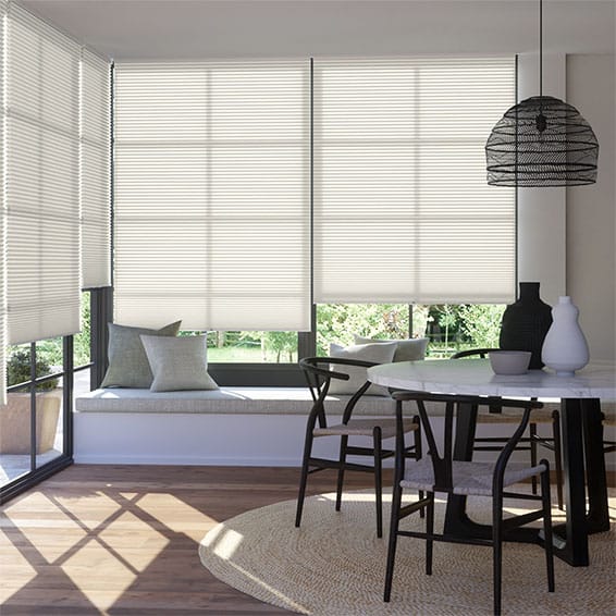 Thermal DuoLight Cordless Cotton Pleated Blind