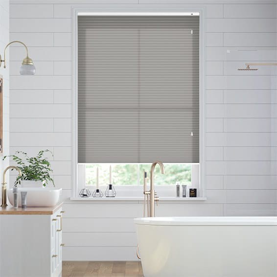 Thermal DuoLight Gainsboro Grey Pleated Blind