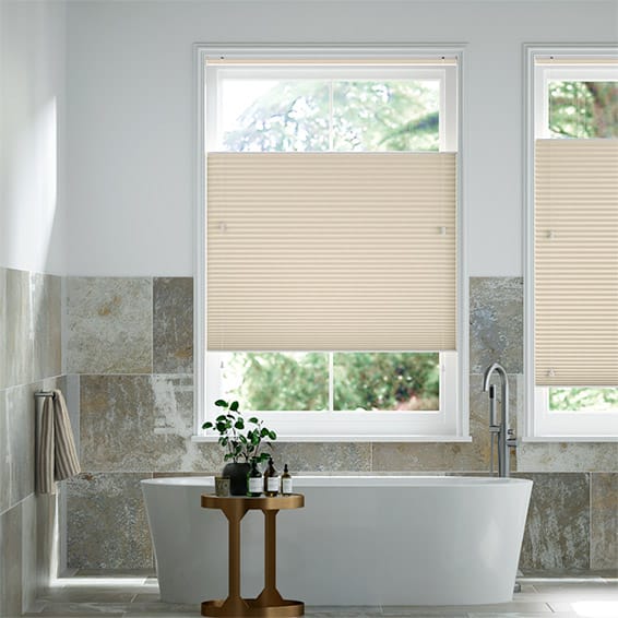 Thermal DuoShade Cornsilk Top Down/Bottom Up Pleated Blind