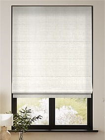 Dupioni Faux Silk Oyster Roman Blind thumbnail image