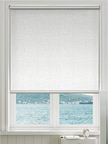 Express Twist2Fit Blackout Crystal White Easy Fit Roller Blind thumbnail image