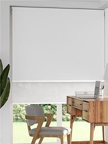 Twist2Fit Double Roller Eclipse Brilliant White Double Roller Blind thumbnail image