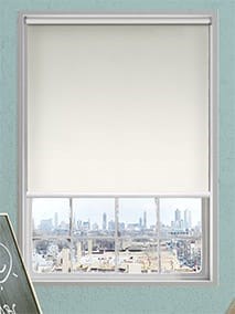 Eclipse Blackout Ice White Roller Blind thumbnail image